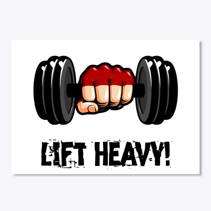 Lift Heavy gym equipment 