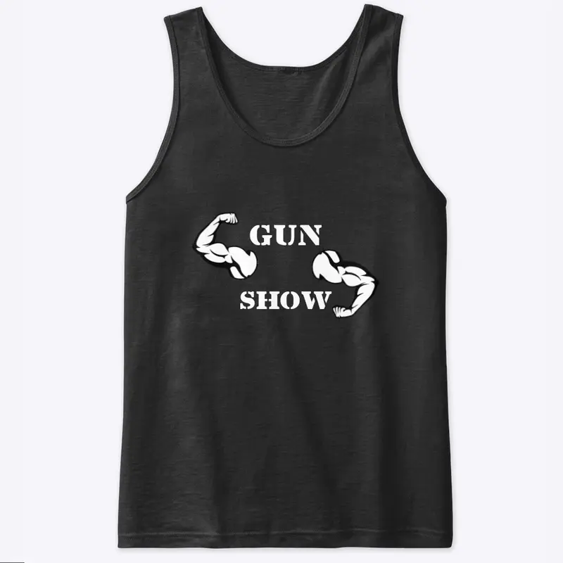 gun show, mens and women's gym clothing!