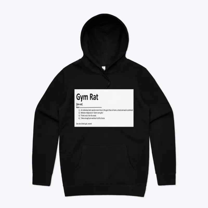 Gym Rat- funny clothing and accessories!